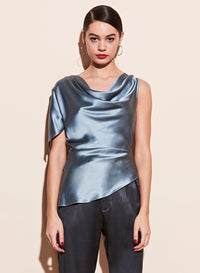 Asymmetrical Cowl Top