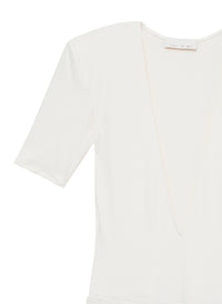 Deep V Jersey Bodysuit