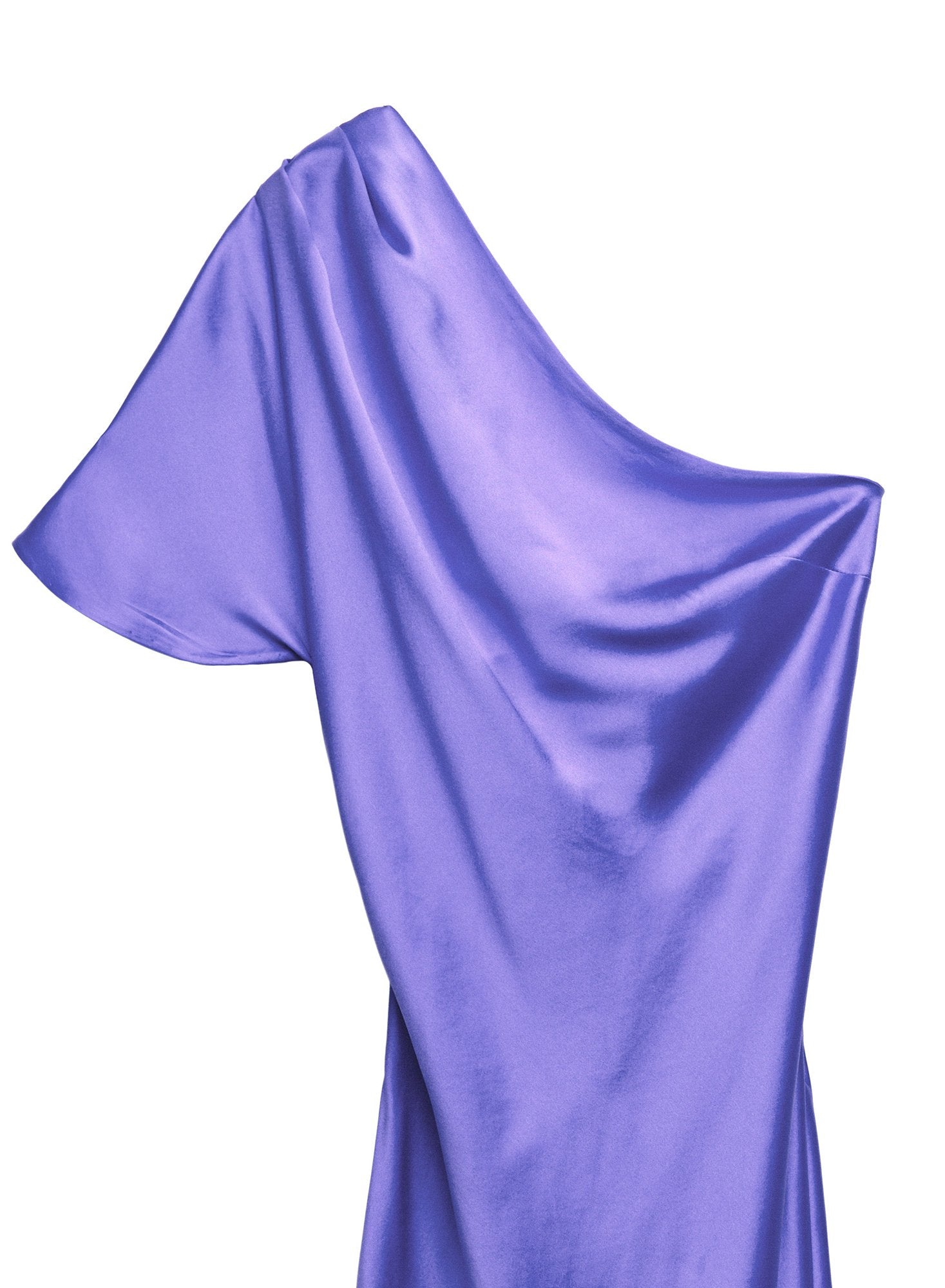One Shoulder Bias Mini Dress