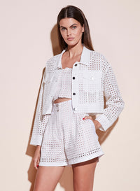 Eyelet Corset Top