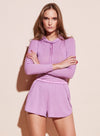 Ribbed Knit Tap Short
