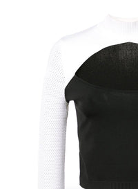 Cutout Knit Top