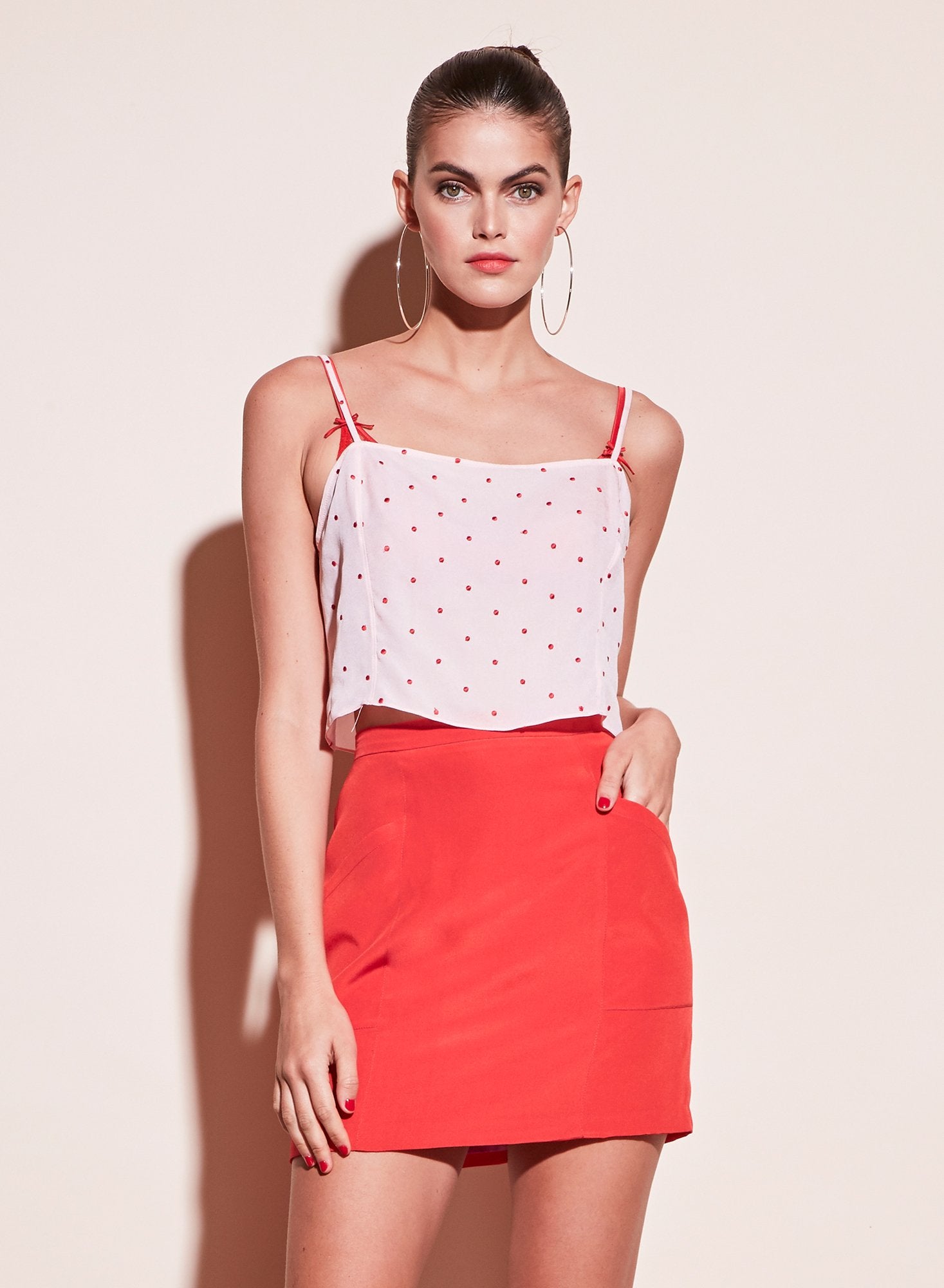 Mini Skirt with Patch Pocket
