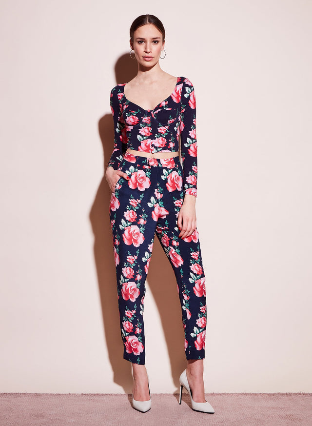 Vintage rose - Tapered Pant | Fleur du Mal - DEMO