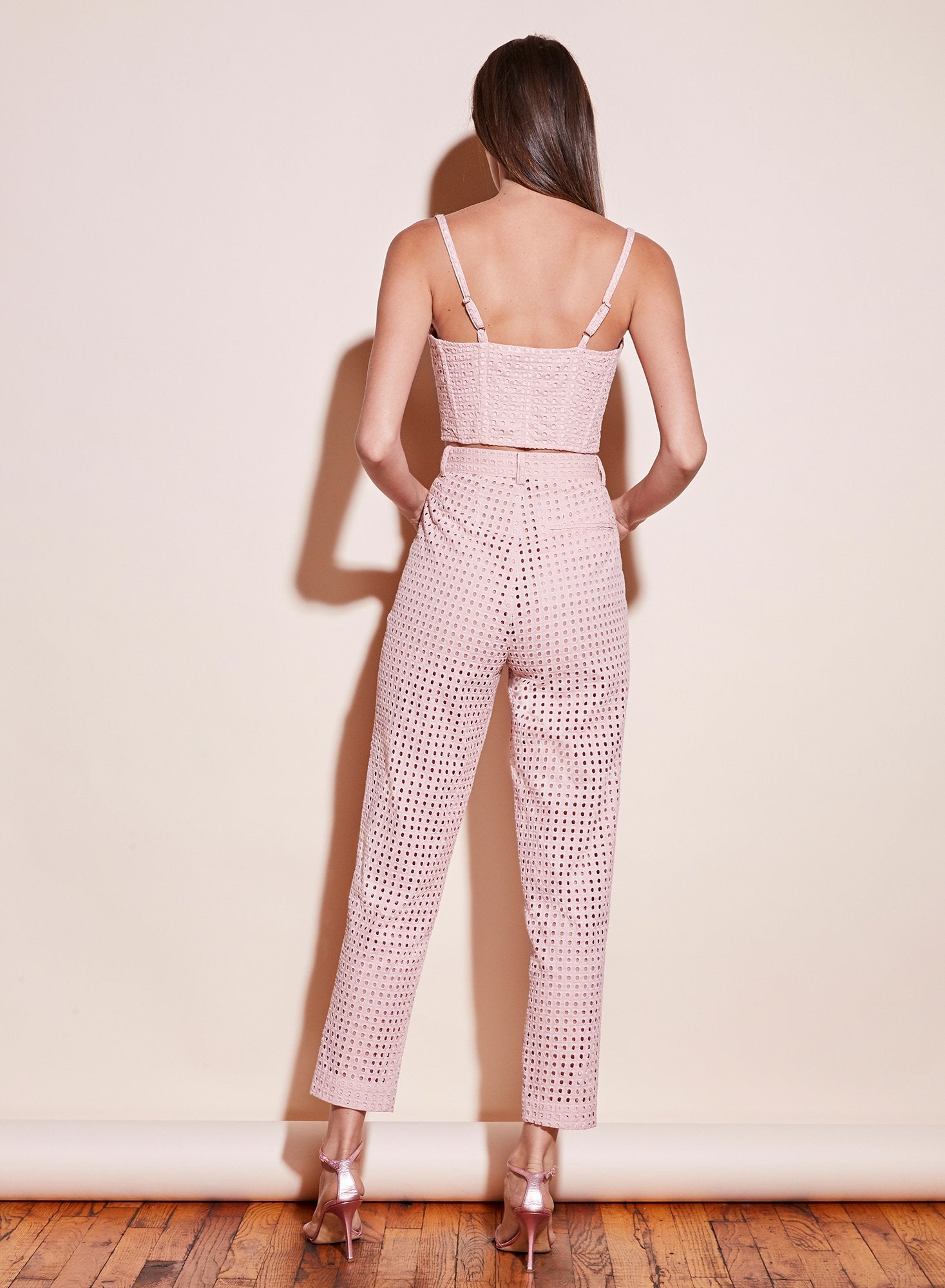 Tapered Eyelet Pant