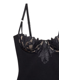 Lily Embroidery Balconette Bodysuit