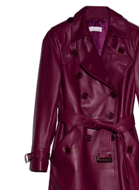Leather Trench Coat