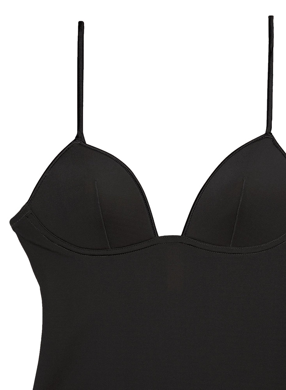 Black - Cupped Nonwire Bodysuit | Fleur du Mal - DEMO