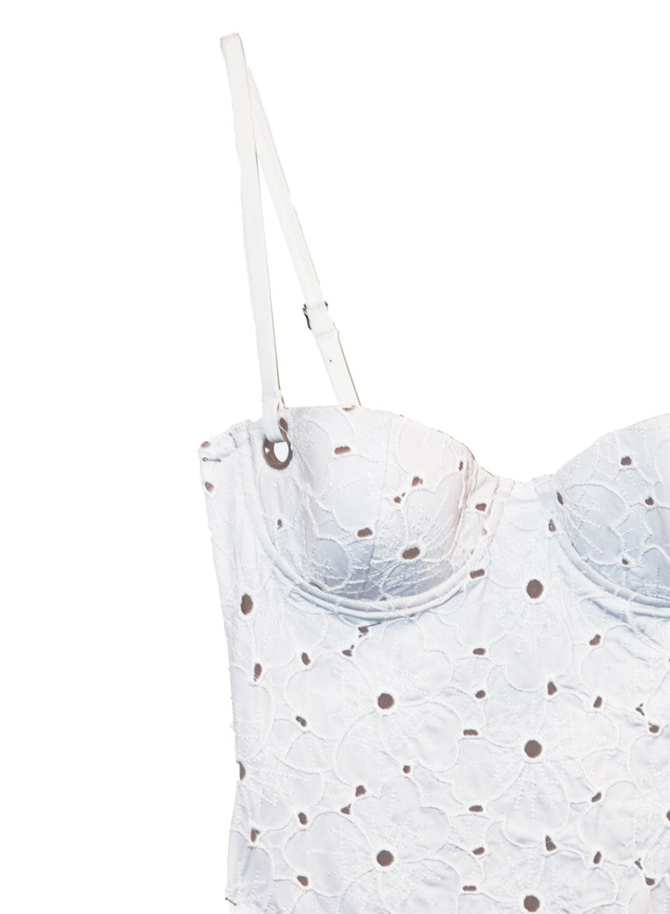 Ivory - Cupped One Piece Swim | Fleur du Mal - DEMO