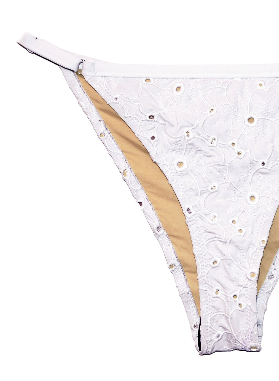 Ivory - String Cheeky Bikini | Fleur du Mal - DEMO