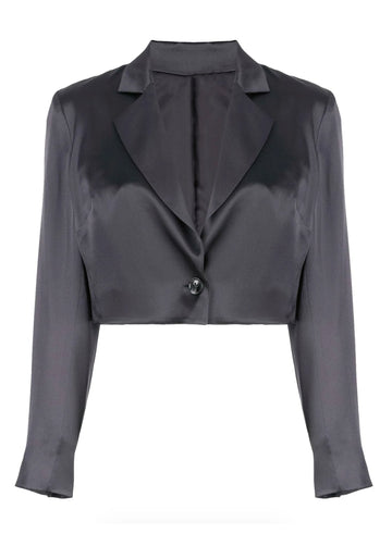 Obsidian - Cropped Blazer | Fleur du Mal - DEMO