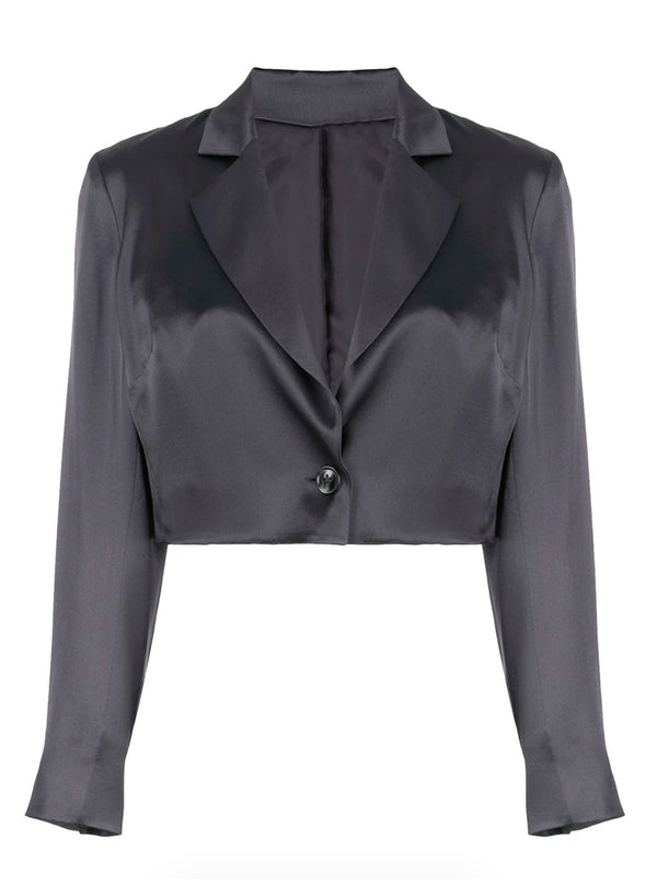 Obsidian - Cropped Blazer | Fleur du Mal - DEMO