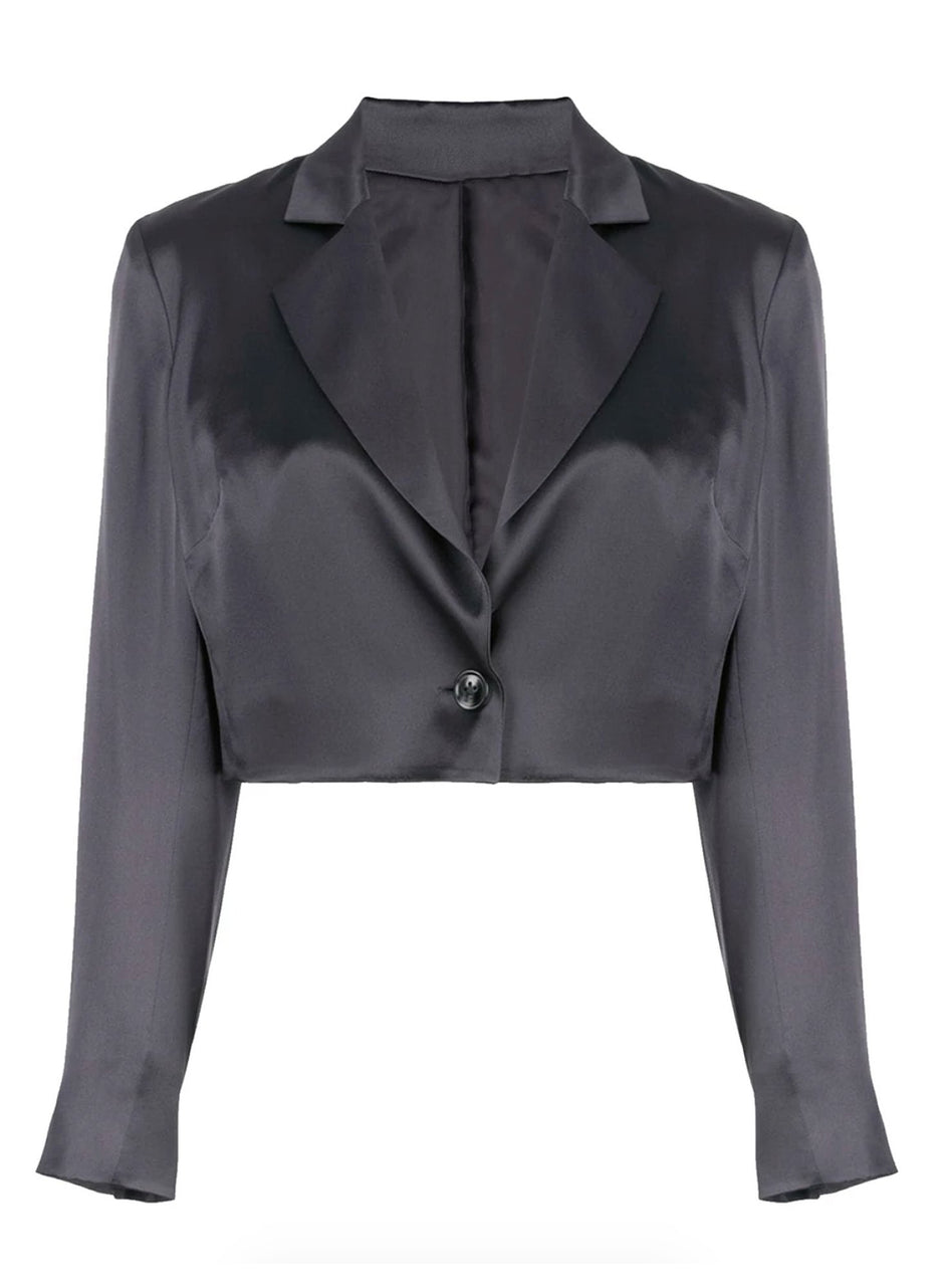 Obsidian - Cropped Blazer | Fleur du Mal - DEMO