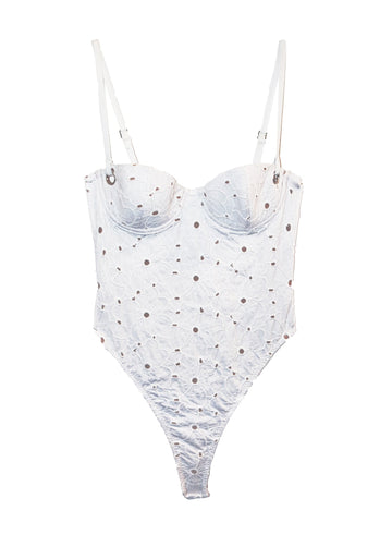 Ivory - Cupped One Piece Swim | Fleur du Mal - DEMO