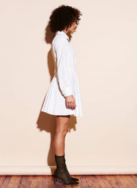 Cotton Shirting Cutout Dress