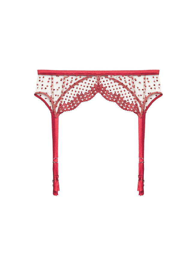 Pop cherry - Dotty Garter Belt | Fleur du Mal - DEMO