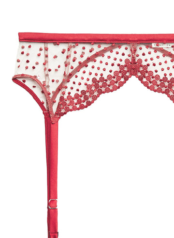 Pop cherry - Dotty Garter Belt | Fleur du Mal - DEMO
