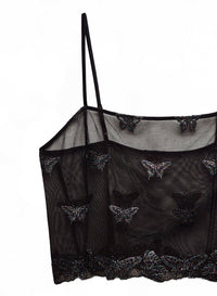 Butterfly Embroidered Cami