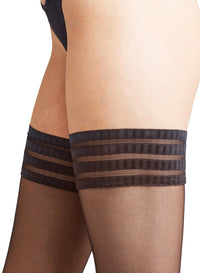 Falke Pure Matt 20 Stay Up Stockings
