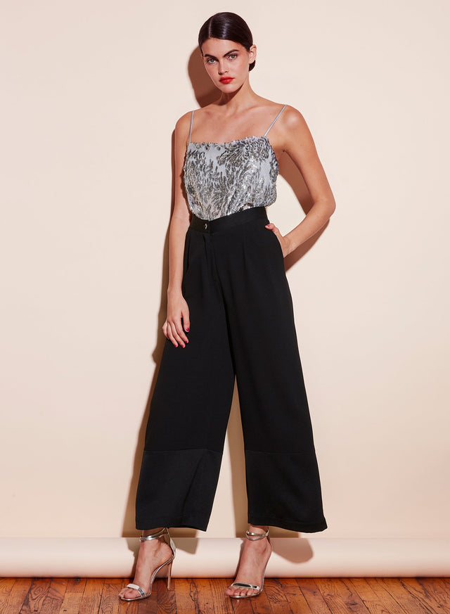 Black - Pleated Pant | Fleur du Mal - DEMO