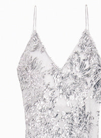 Fil Coupé Slip Dress