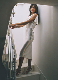 Asymmetrical Cowl Dress