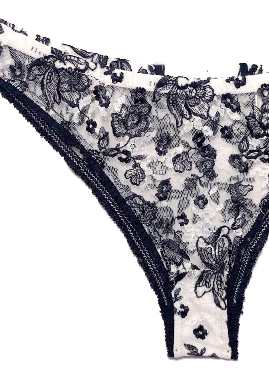 Black/white - Forget Me Not Cheeky | Fleur du Mal - DEMO