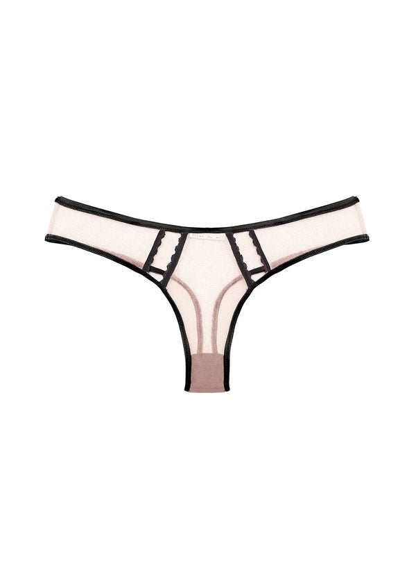 Black - Framed Thong | Fleur du Mal - DEMO