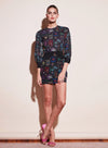 Puff Sleeve Gartered Dress
