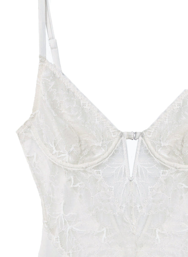 Creme - Gardenia Lace Bodysuit | Fleur du Mal - DEMO