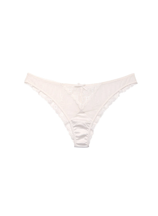 Creme - Gardenia Lace Tanga | Fleur du Mal - DEMO
