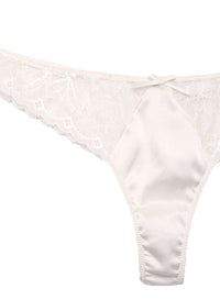 Gardenia Lace Thong