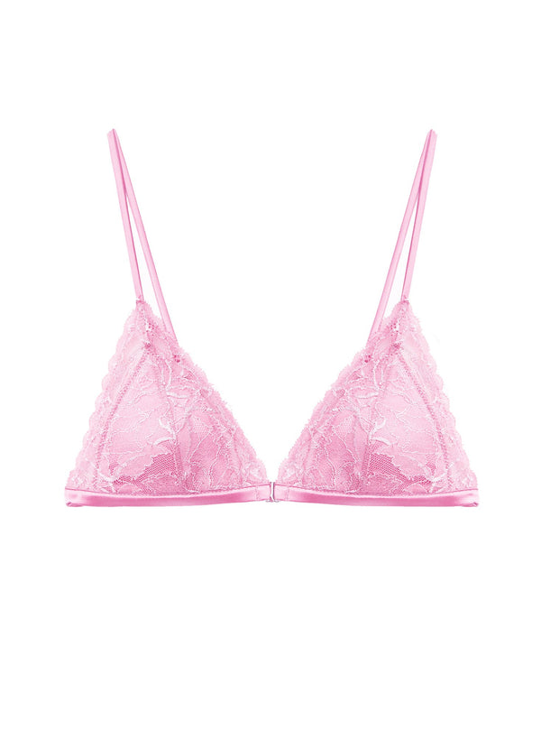 Bisou - Gardenia Lace Triangle Bra | Fleur du Mal - DEMO