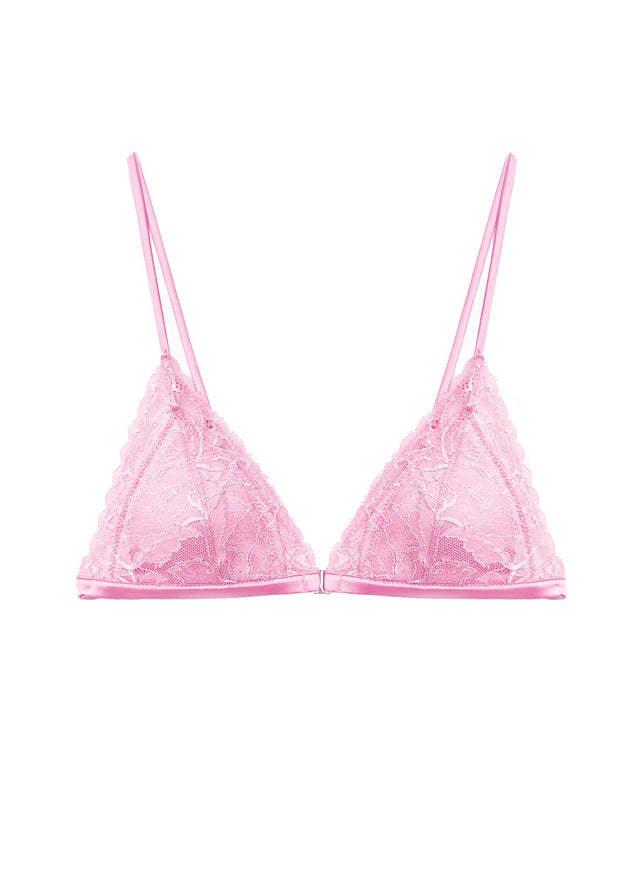 Bisou - Gardenia Lace Triangle Bra | Fleur du Mal - DEMO