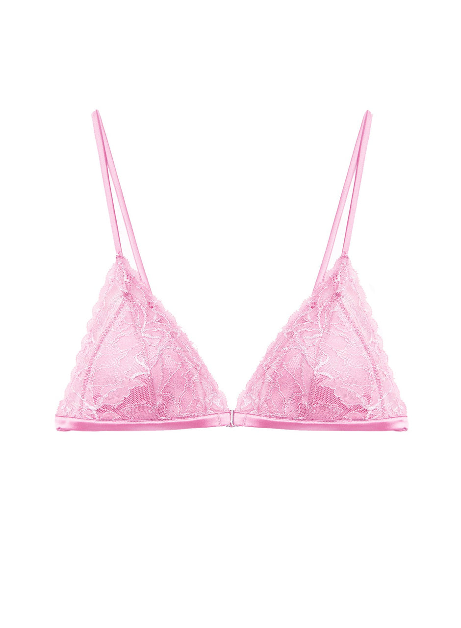 Bisou - Gardenia Lace Triangle Bra | Fleur du Mal - DEMO