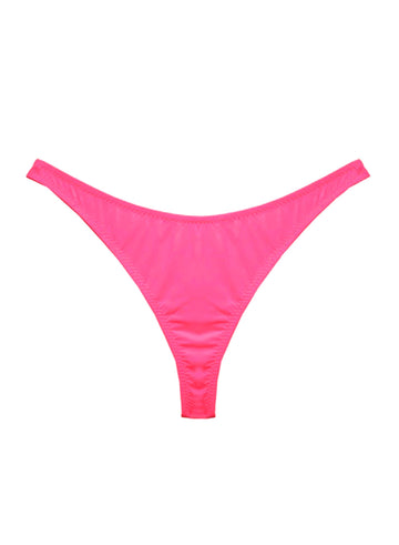Gia pink - High Leg Bikini Bottom | Fleur du Mal - DEMO