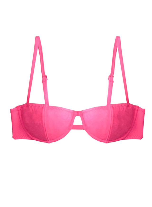 Gia pink - Balconette Bikini Top | Fleur du Mal - DEMO