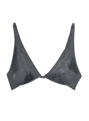 Sparkle grey - Sparkle Jersey Bra | Fleur du Mal - DEMO