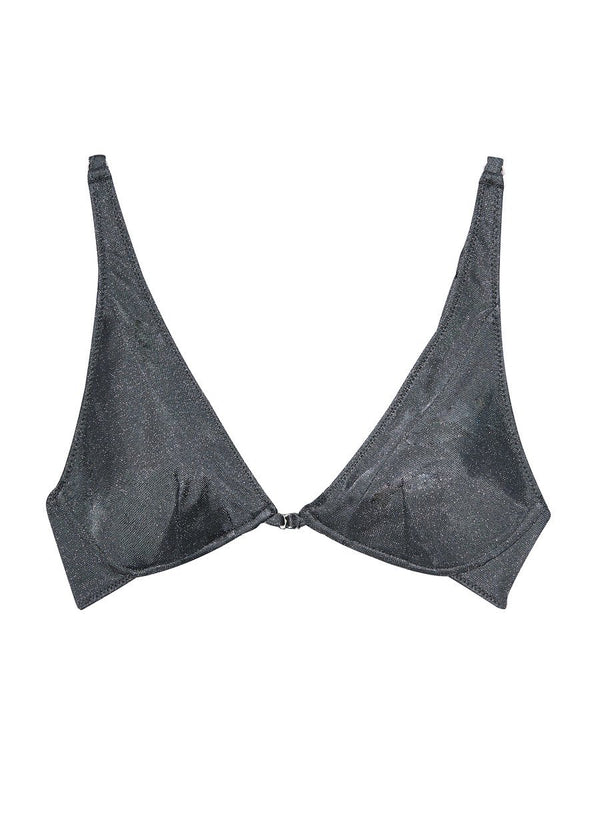 Sparkle grey - Sparkle Jersey Bra | Fleur du Mal - DEMO