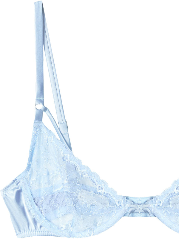 Ice queen - Gardenia Lace Demi Bra | Fleur du Mal - DEMO