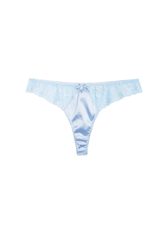 Ice queen - Gardenia Lace Thong | Fleur du Mal - DEMO