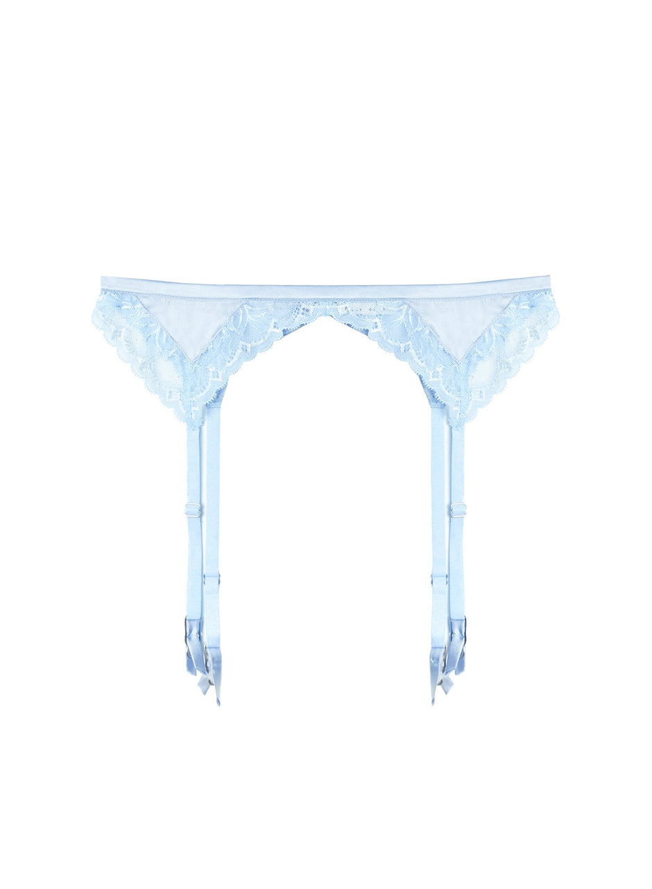 Ice queen - Gardenia Lace Garter Belt | Fleur du Mal - DEMO