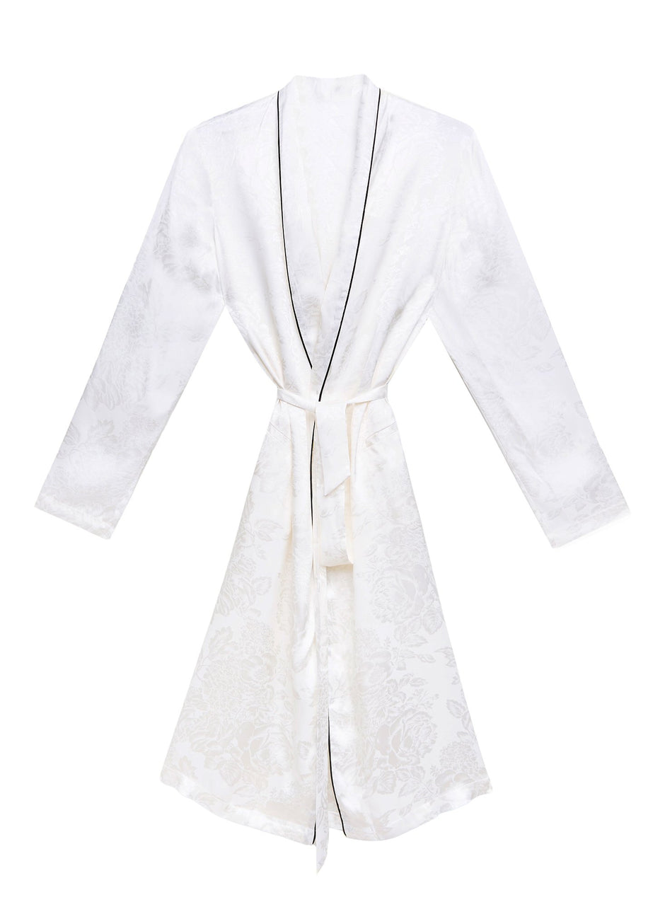 Fleur jacquard ivory - Fleur Jacquard Robe | Fleur du Mal - DEMO