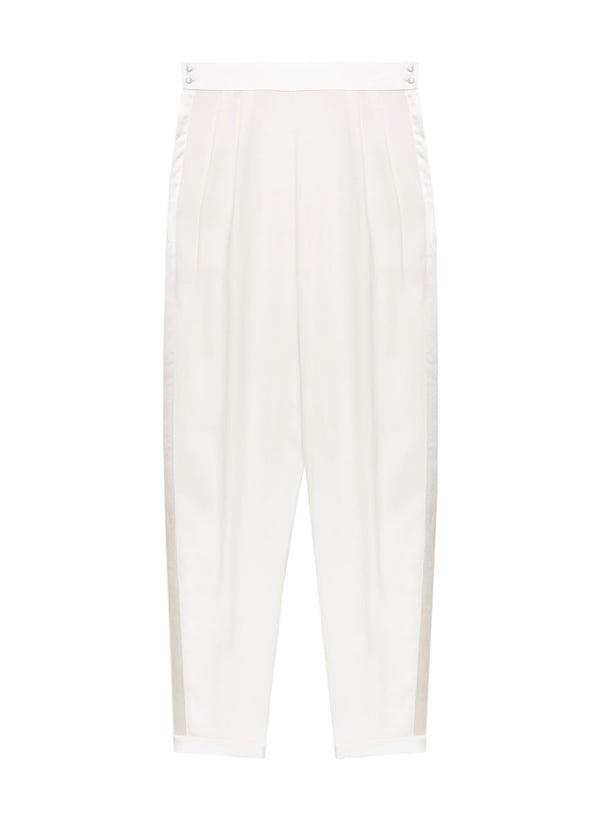 Ivory - Tuxedo Pants | Fleur du Mal - DEMO