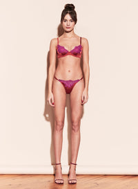 James Lace Lined Demi Bra