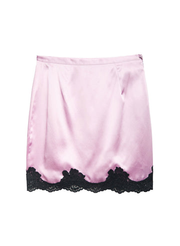 Sweet pea - James Lace Slip Skirt | Fleur du Mal - DEMO