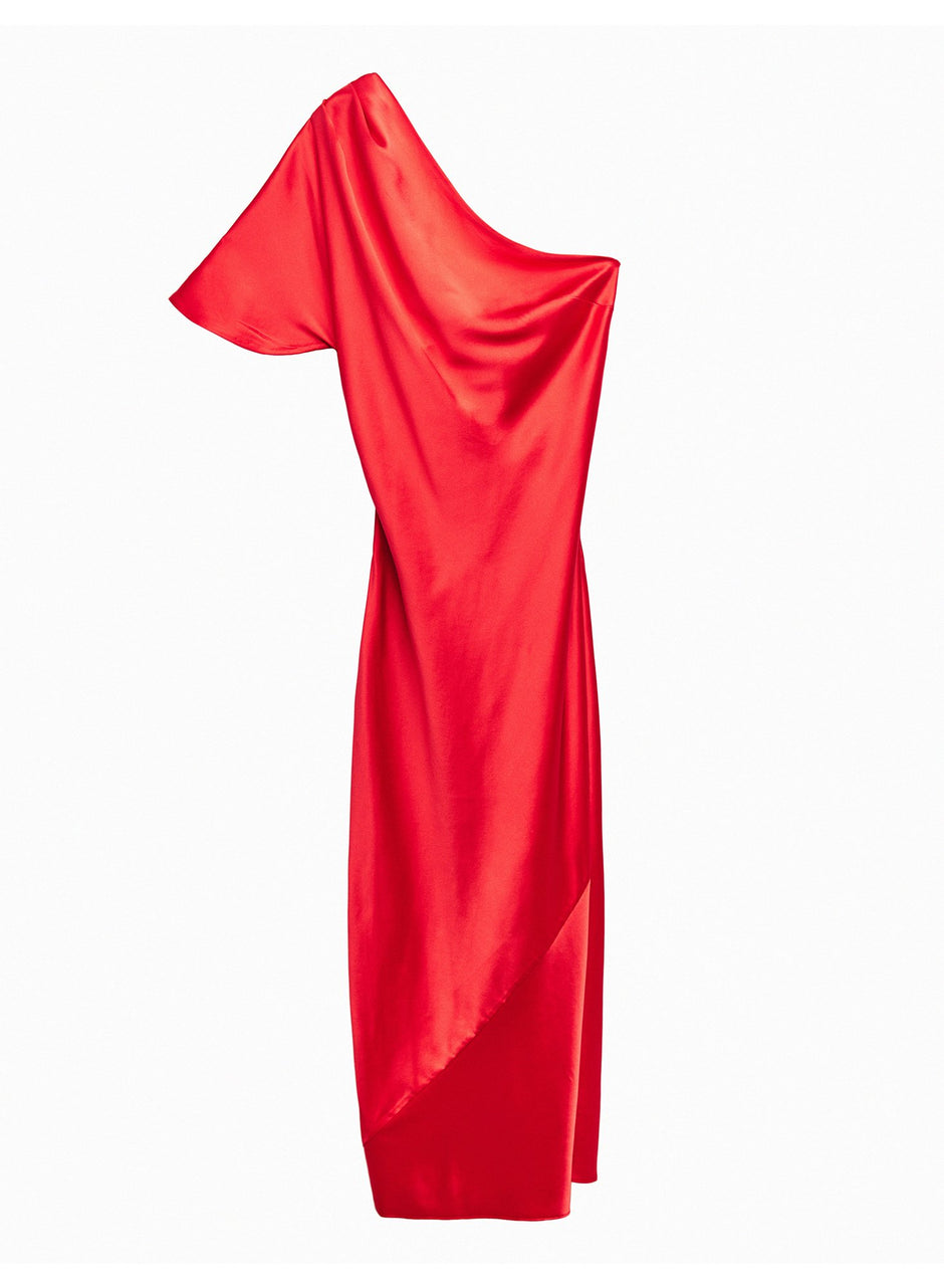 Jasper - One Shoulder Bias Slip Dress | Fleur du Mal - DEMO