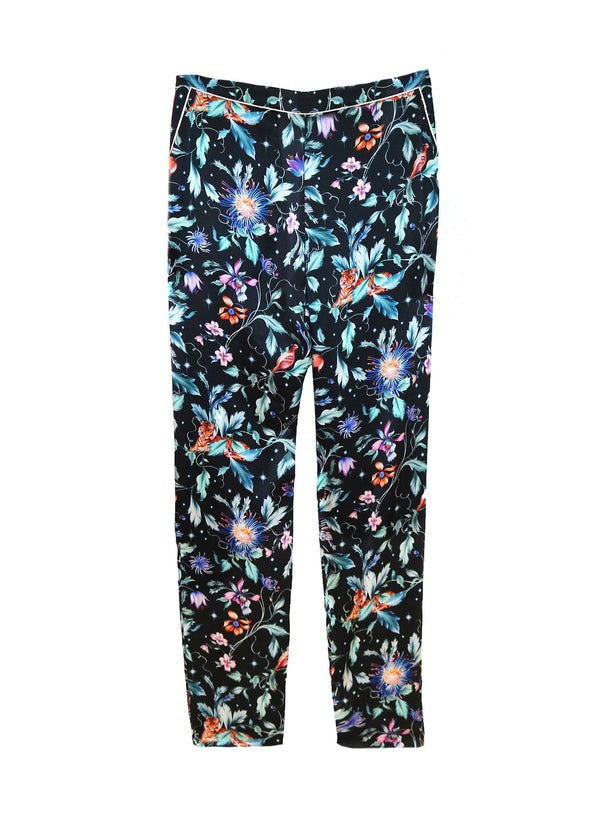 Black jungle print - Bedroom to Boardroom Pant | Fleur du Mal - DEMO
