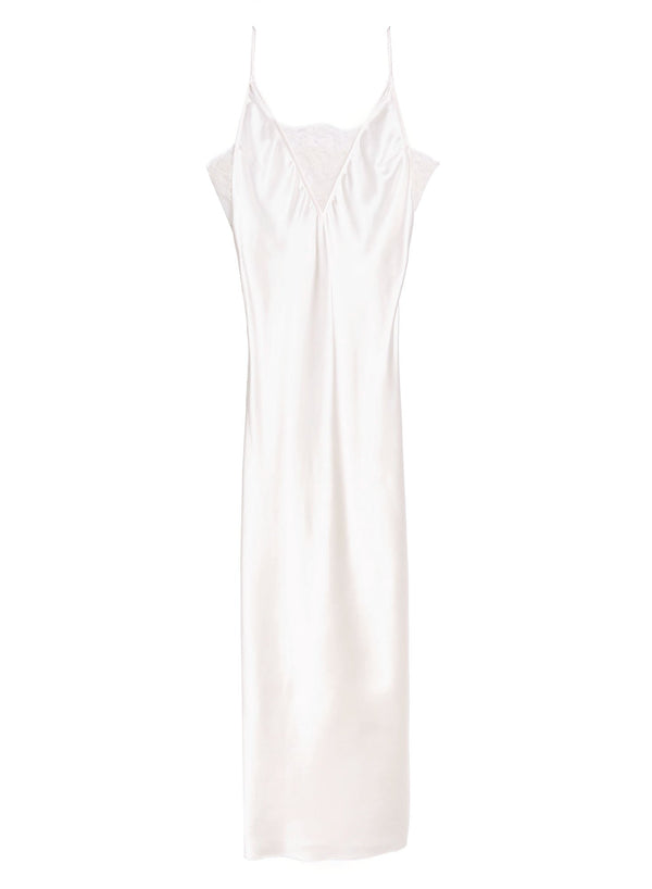 Creme - Daphne Lace Insert Gown | Fleur du Mal - DEMO
