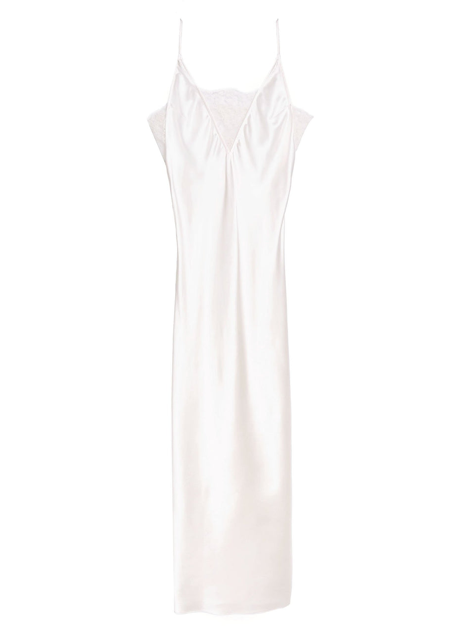 Creme - Daphne Lace Insert Gown | Fleur du Mal - DEMO